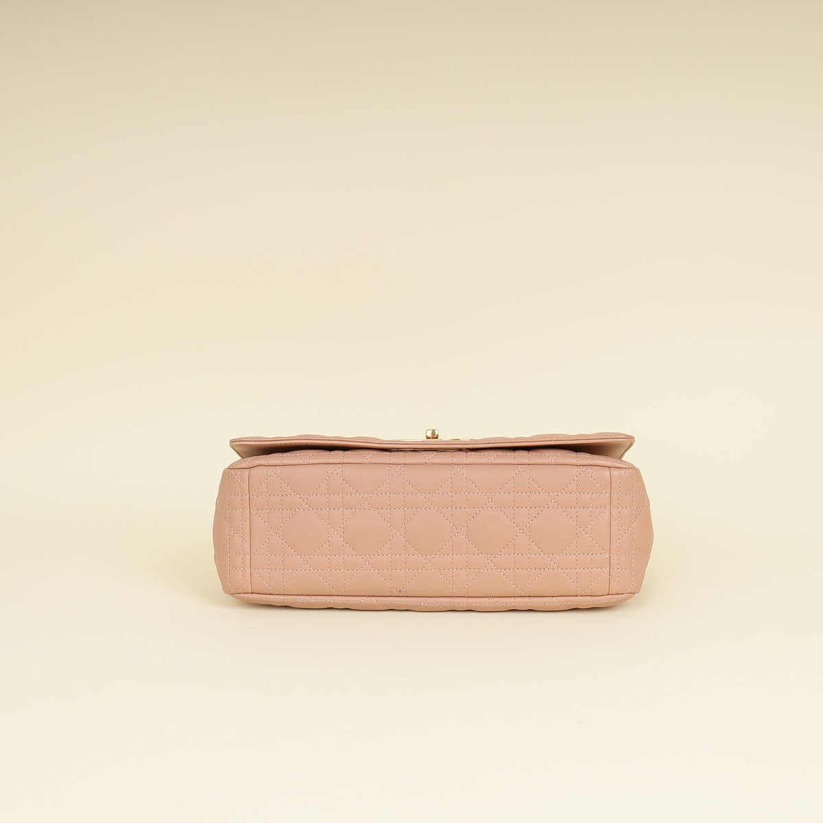 Christian Dior Rose De Vents Caro Cannage Medium Flap Bag Rovelle Bags