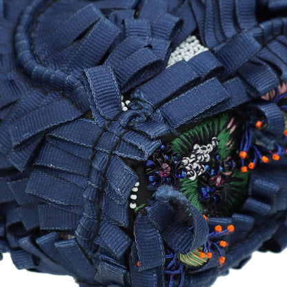 Christian Dior Black Multicolor Lady Dior East West Embroidered Runway Bag Rovelle Bags