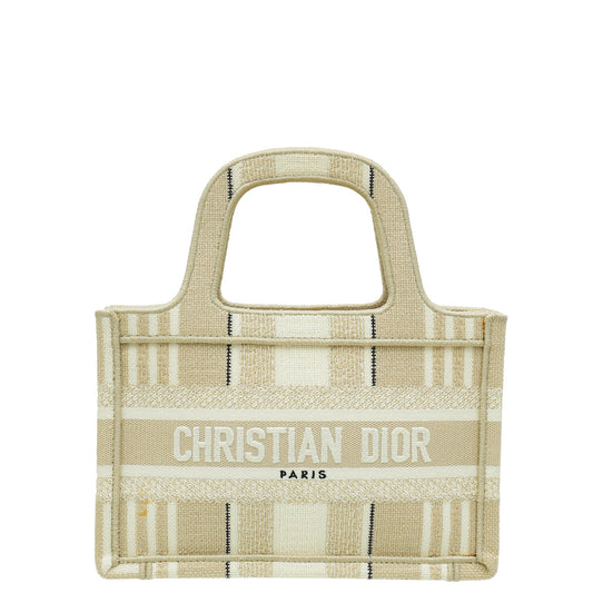Christian Dior Beige Book Tote Mini Bag Rovelle Bags