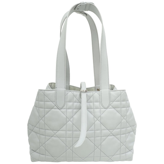 Christian Dior Stone Grey Macrocannage Toujours Medium Bag Rovelle Bags