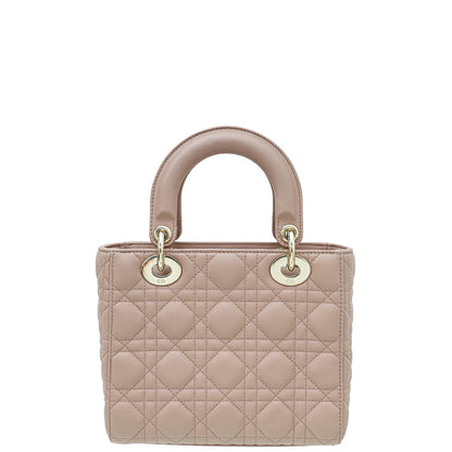 Christian Dior Rose De Vents Lady Dior My Abcdior Small Bag Rovelle Bags