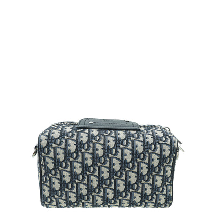 Christian Dior Bicolor Oblique Jacquard Lingot 22 Small Bag Rovelle Bags
