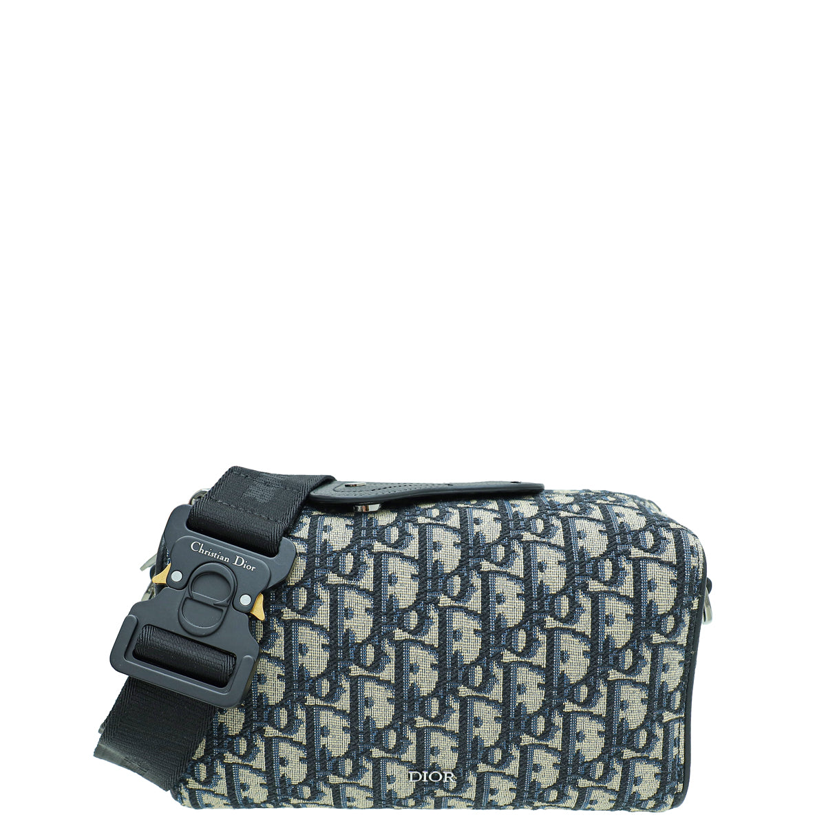 Christian Dior Bicolor Oblique Jacquard Lingot 22 Bag Rovelle Bags