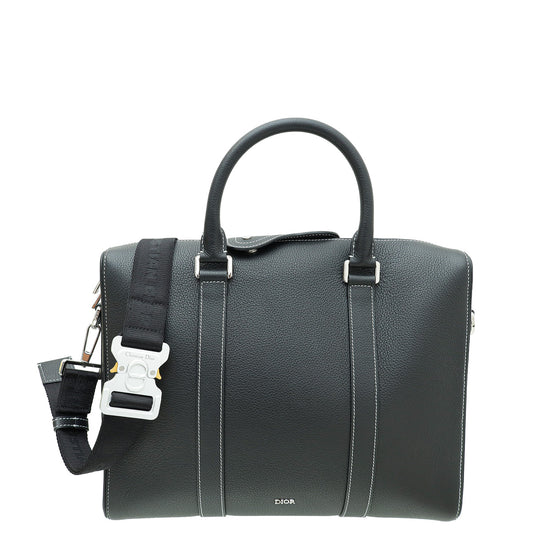 Christian Dior Black Lingot Briefcase Bag Rovelle Bags
