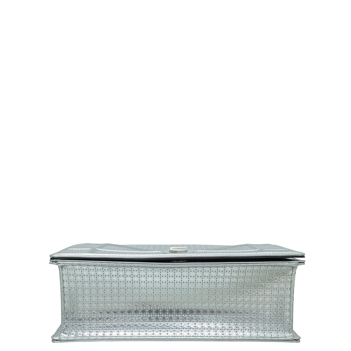 Christian Dior Silver Diorama Micro Cannage Large Bag Rovelle Bags