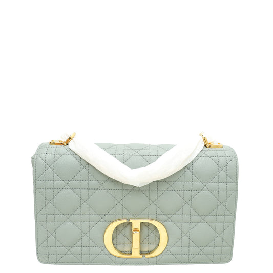 Christian Dior Grey Caro Medium Shoulder Bag Rovelle Bags