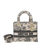 Christian Dior Powder Pink D-Lite Jardin Botanique Embroidery Medium Bag Rovelle Bags
