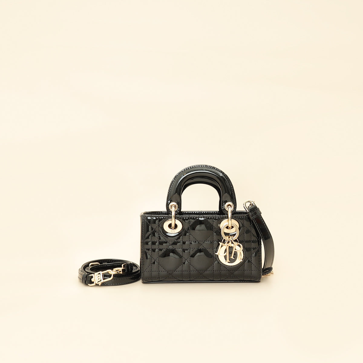 Christian Dior Black Lady D-Joy Micro Bag Rovelle Bags
