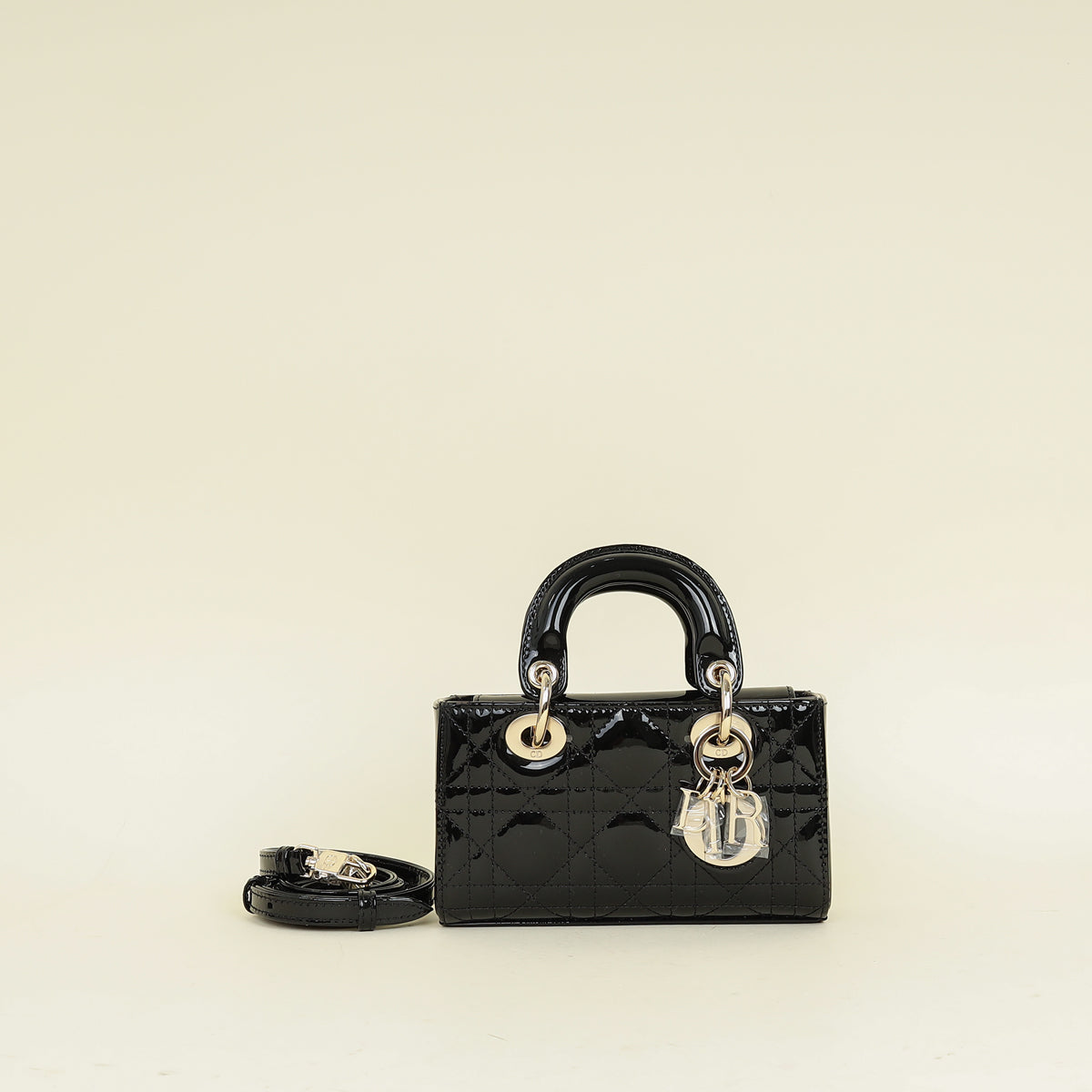 Christian Dior Black Lady-D Joy Micro Bag Rovelle Bags