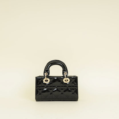 Christian Dior Black Lady-D Joy Micro Bag Rovelle Bags