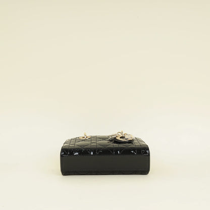 Christian Dior Black Lady-D Joy Micro Bag Rovelle Bags