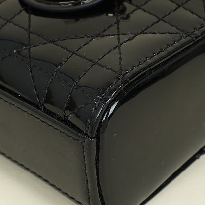 Christian Dior Black Lady-D Joy Micro Bag Rovelle Bags