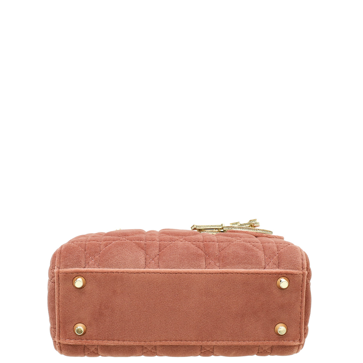 Christian Dior Pink Velvet Lady Dior Mini Chain Bag Rovelle Bags