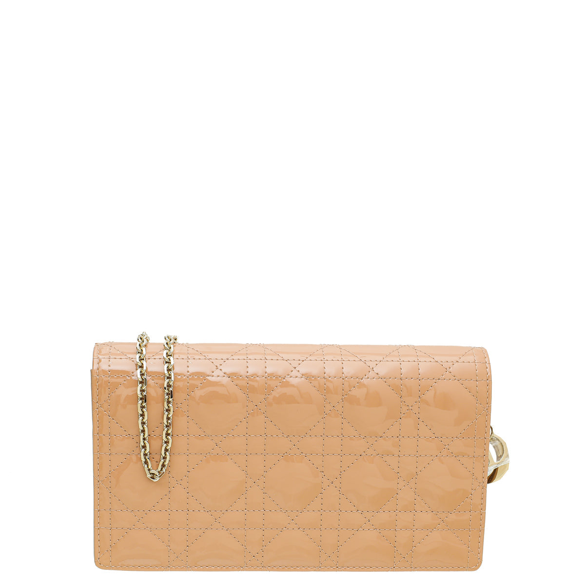 Christian Dior Rose Des Vents Lady Dior Chain Pouch Rovelle Bags