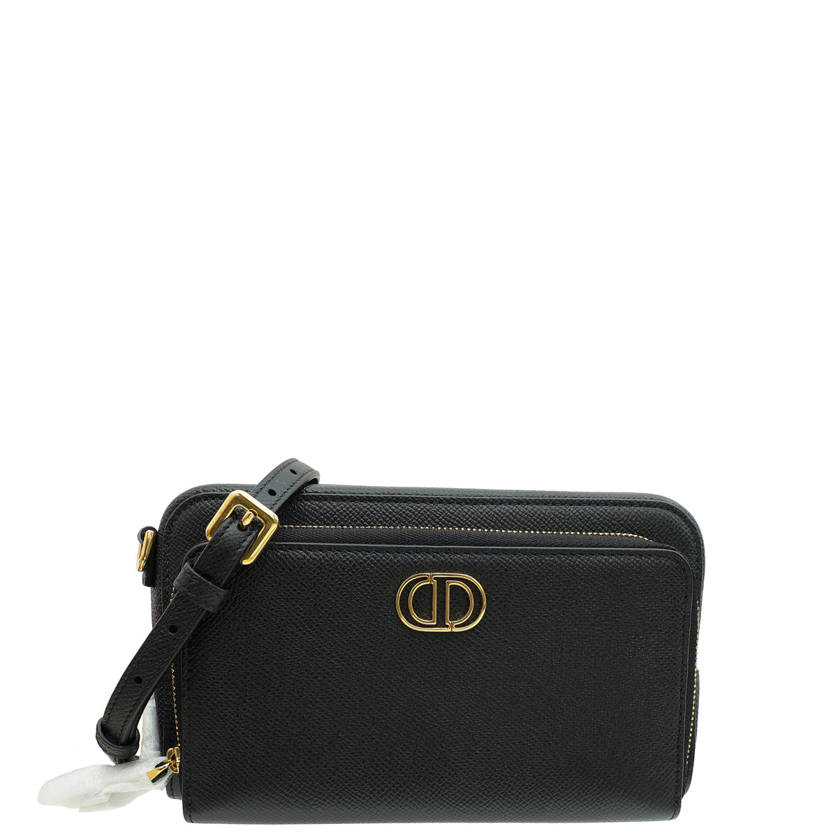 Dior Caro Leather Crossbody Black Rovelle Bags