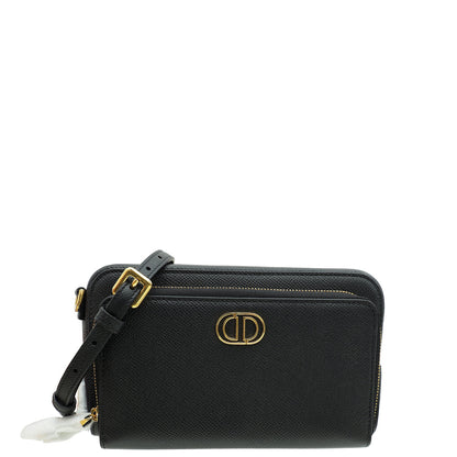 Dior Caro Leather Crossbody Black Rovelle Bags