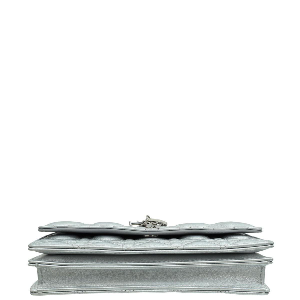 Christian Dior Iridescent Metallic Silver My Dior Cannage Mini Bag Rovelle Bags