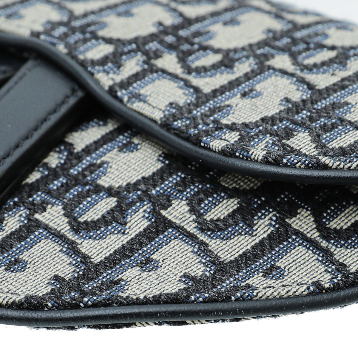 Christian Dior Bicolor Oblique Saddle Belt Bag Rovelle Bags