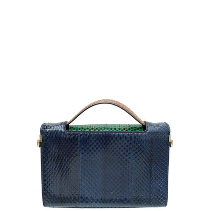 Christian Dior Multicolor Python Diorever Mini Bag Rovelle Bags