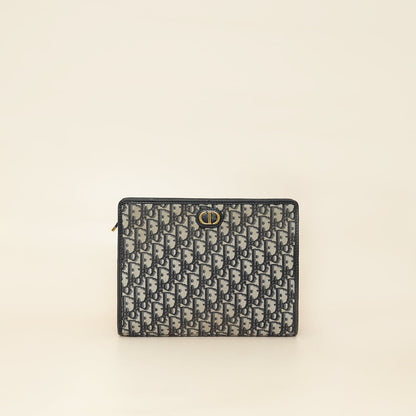Christian Dior Bicolor Oblique 30 Montaigne Dea Pouch Rovelle Bags
