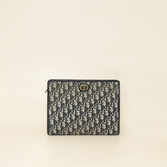 Christian Dior Bicolor Oblique 30 Montaigne Dea Pouch Rovelle Bags