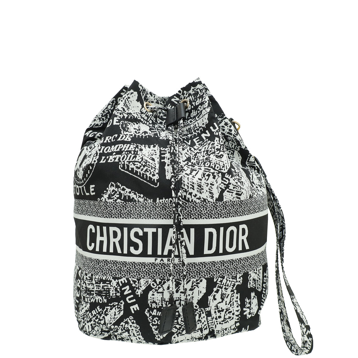 Christian Dior Bicolor Plan De Paris Motif Diortravel Pouch Rovelle Bags