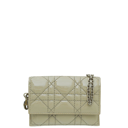 Christian Dior Sand Lady Dior Nano Chain Belt Pouch Rovelle Bags