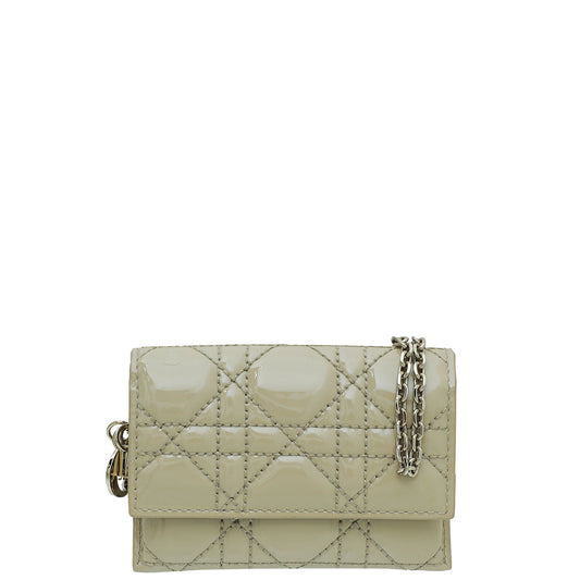 Christian Dior Sand Lady Dior Nano Chain Belt Pouch Rovelle Bags
