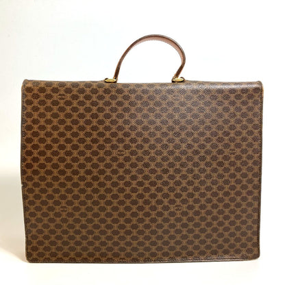 CELINE Business bag PVC / Leather Brown Macadam unisex(Unisex)