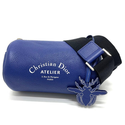 Dior Shoulder Bag leather blue Atelier Roller bag mens Rovelle Bags