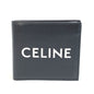 CELINE Folded wallet 10C873DME leather black logo Bi-fold wallet Women(Unisex)