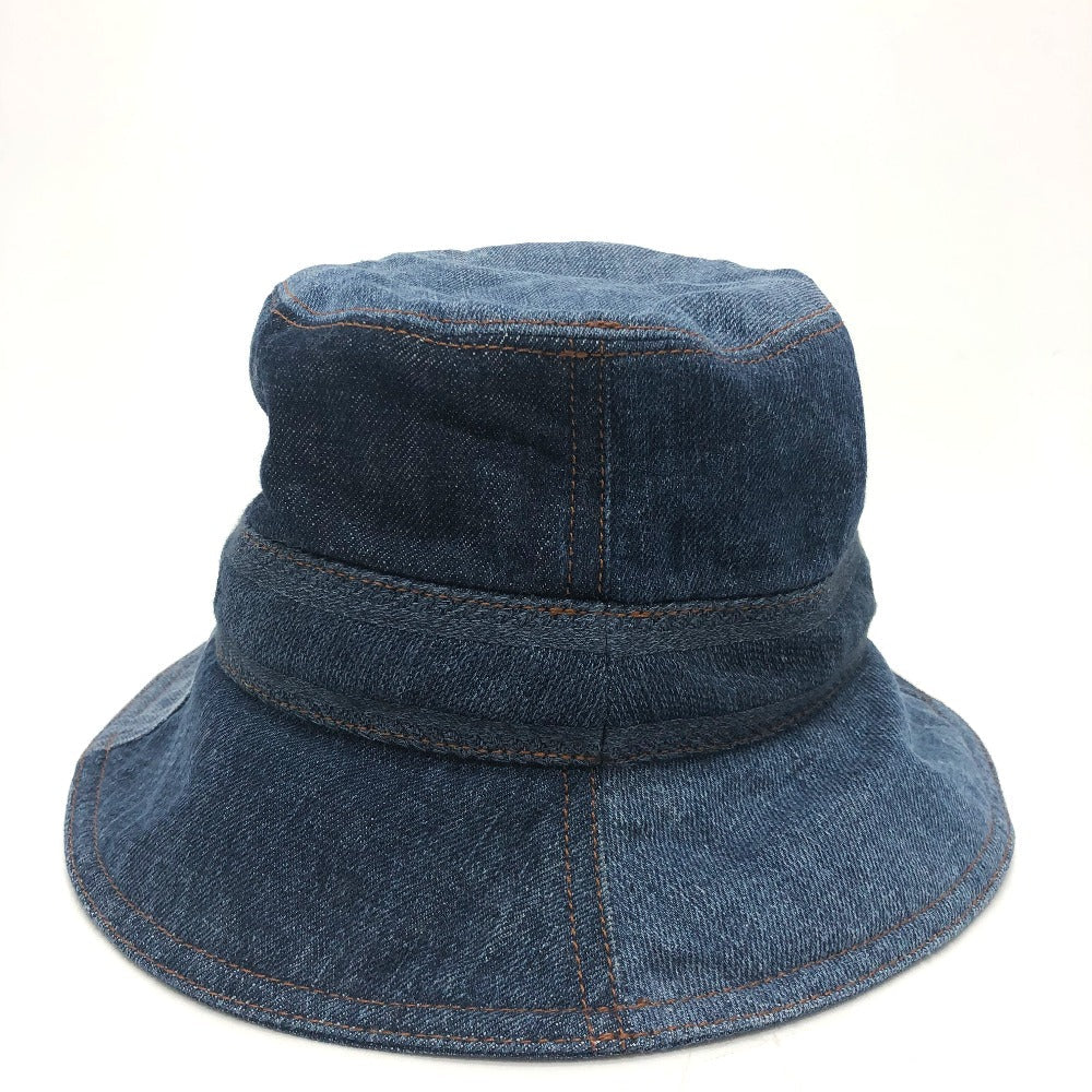 Dior hat 11DPD923A130 denim blue logo patchwork Bucket hat Women 56 Rovelle Bags