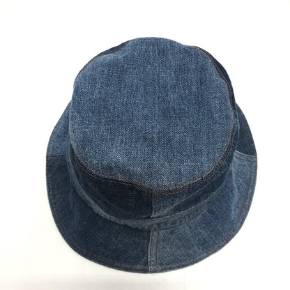 Dior hat 11DPD923A130 denim blue logo patchwork Bucket hat Women 56 Rovelle Bags