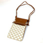 CELINE Mobile case 10G332CQD PVC / nylon beige triomphe phone case bail pouch Women