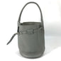 CELINE Handbag 187243 leather gray Shoulder bag with pouch Big bag Bucket Women