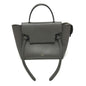CELINE Handbag 189153 leather gray logo Belt bag micro Women
