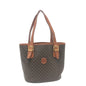CELINE Tote Bag PVC / Leather Brown Macadam Bucket Type Women