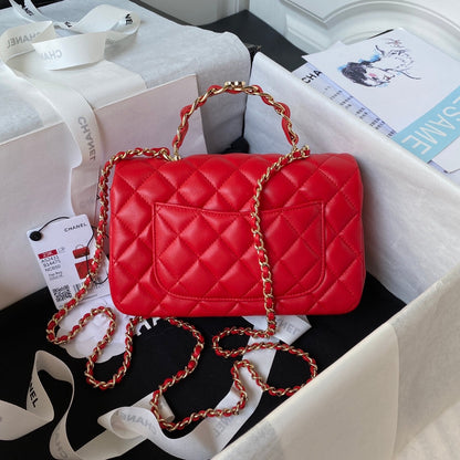 Chanel Mini Flap Bag With Top Handle