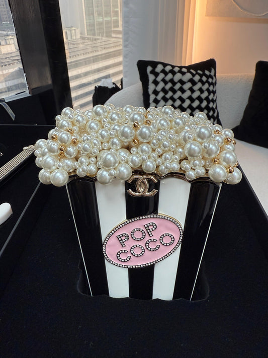 Chanel Luxury Leather Handbag Rovelle Bags