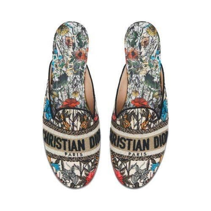 Christian Dior off Mule Mille Fleurs Backless slides