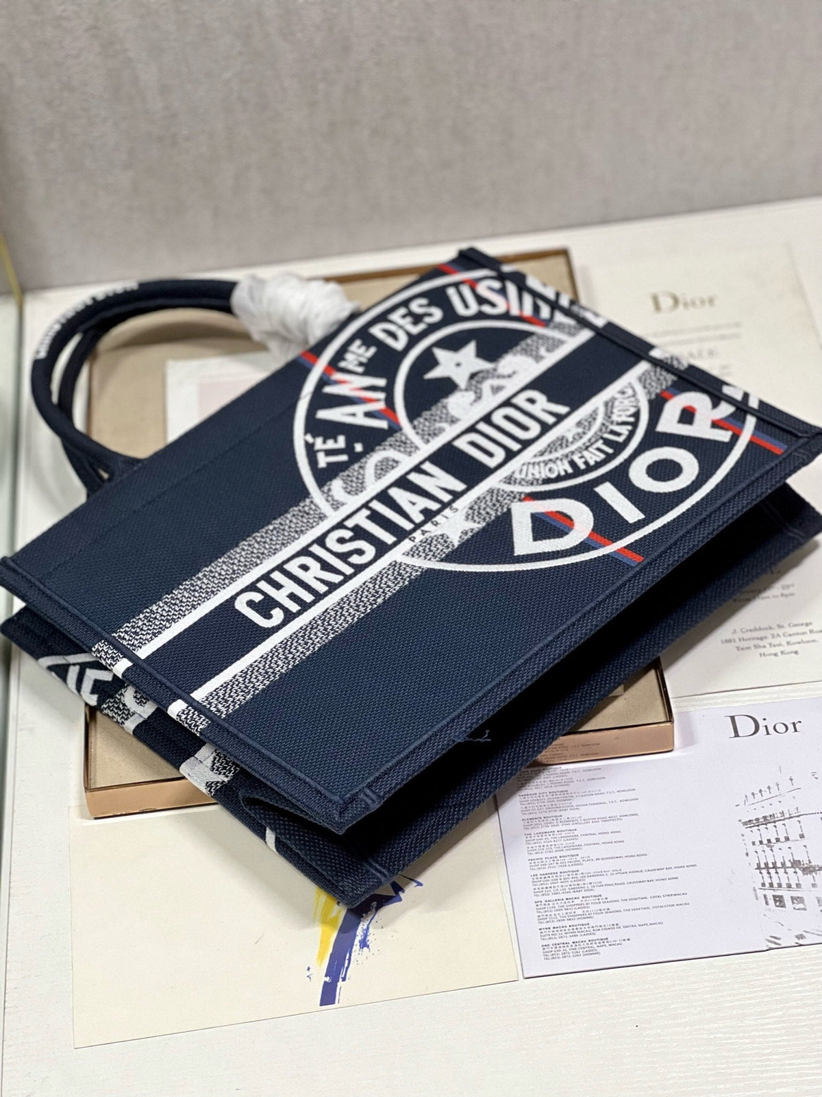 Christian Dior Book Tote Ba