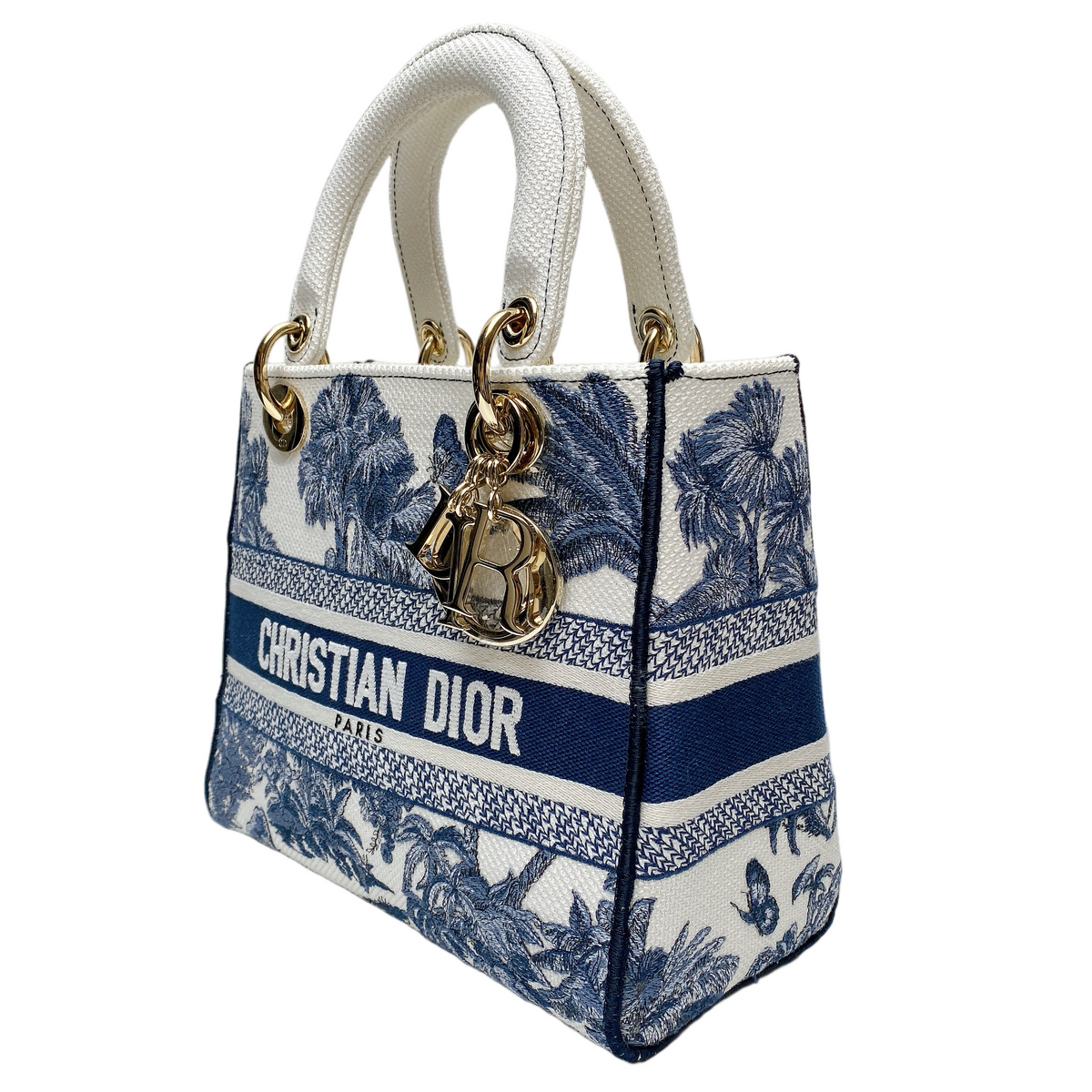 Dior Lady Dior Lou Canvas Handbag Rovelle Bags