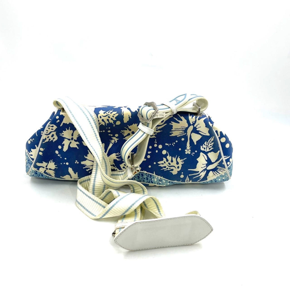 Dior Surf Chick Shoulder Bag Blue and White Chinese Porcelain Print Rovelle Bags