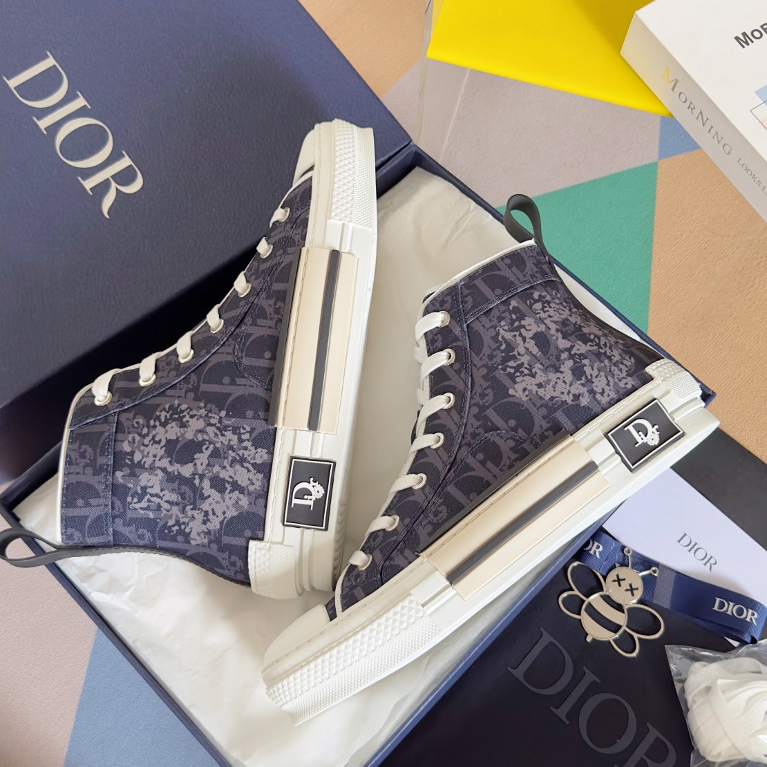Dior Oblique B23 High Top Sneakers
