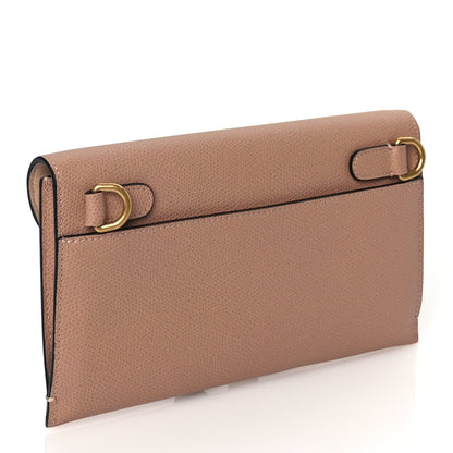 Christian Dior Grained Calfskin Saddle Clutch Fard Rovelle Bags