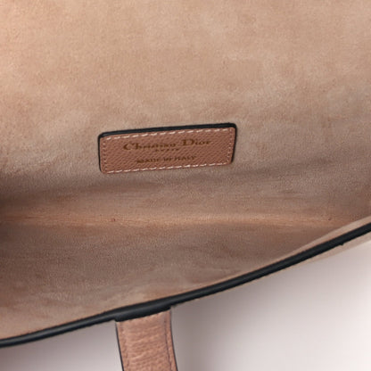 Christian Dior Grained Calfskin Saddle Clutch Fard Rovelle Bags