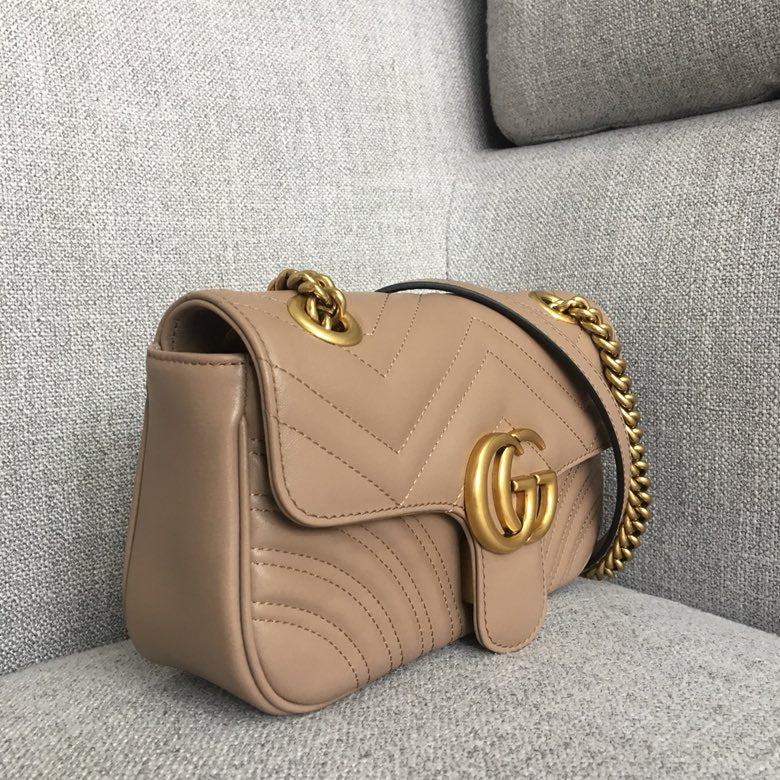 Gucci Marmont Small Matelassé Shoulder Bag