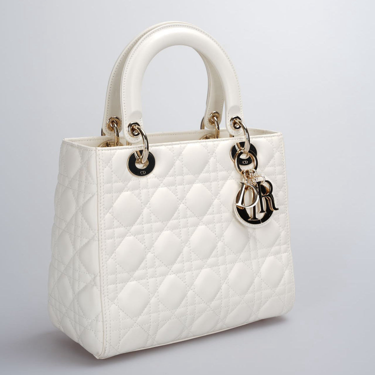 Dior Lady Dior Leather Handbag Style 115 Rovelle Bags