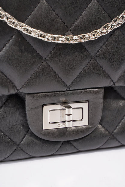 Chanel 2 55 Reissue Flap Black Calfskin Leather Rovelle Bags