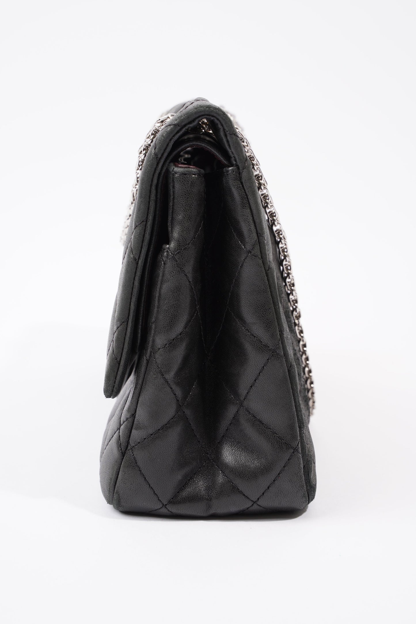 Chanel 2 55 Reissue Flap Black Calfskin Leather Rovelle Bags